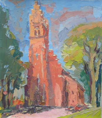 L'église Saint-Georges à Vyborg, Danemark.