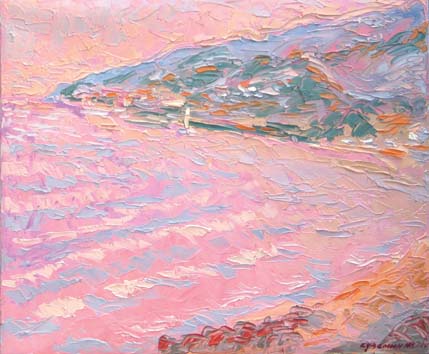 La Corse. Baie ensoleillée.