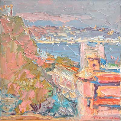 Théoule rose. Le port de la Rague.