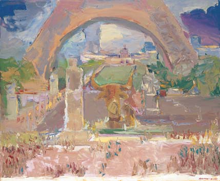 L'arc-en-ciel d'Eiffel.