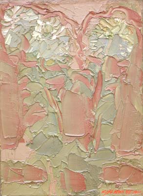Etude au bouquet de fleurs.