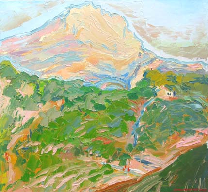 La montagne Sainte-Victoire.