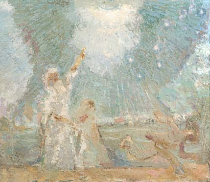 La lumière de l'Etoile Polaire.
