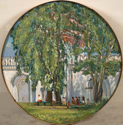Dans le monastère de Novodievitchi.