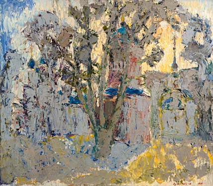 Premier jour de printemps. Le monastère Vysoko-Pétrovski.