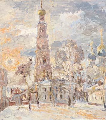 Soleil russe (Moscou, Monastère de Novodievitchi).